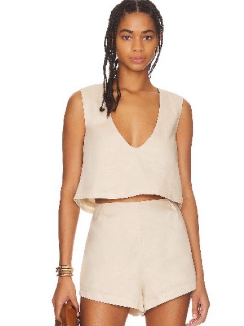 NWT Revolve crop top & matching shorts